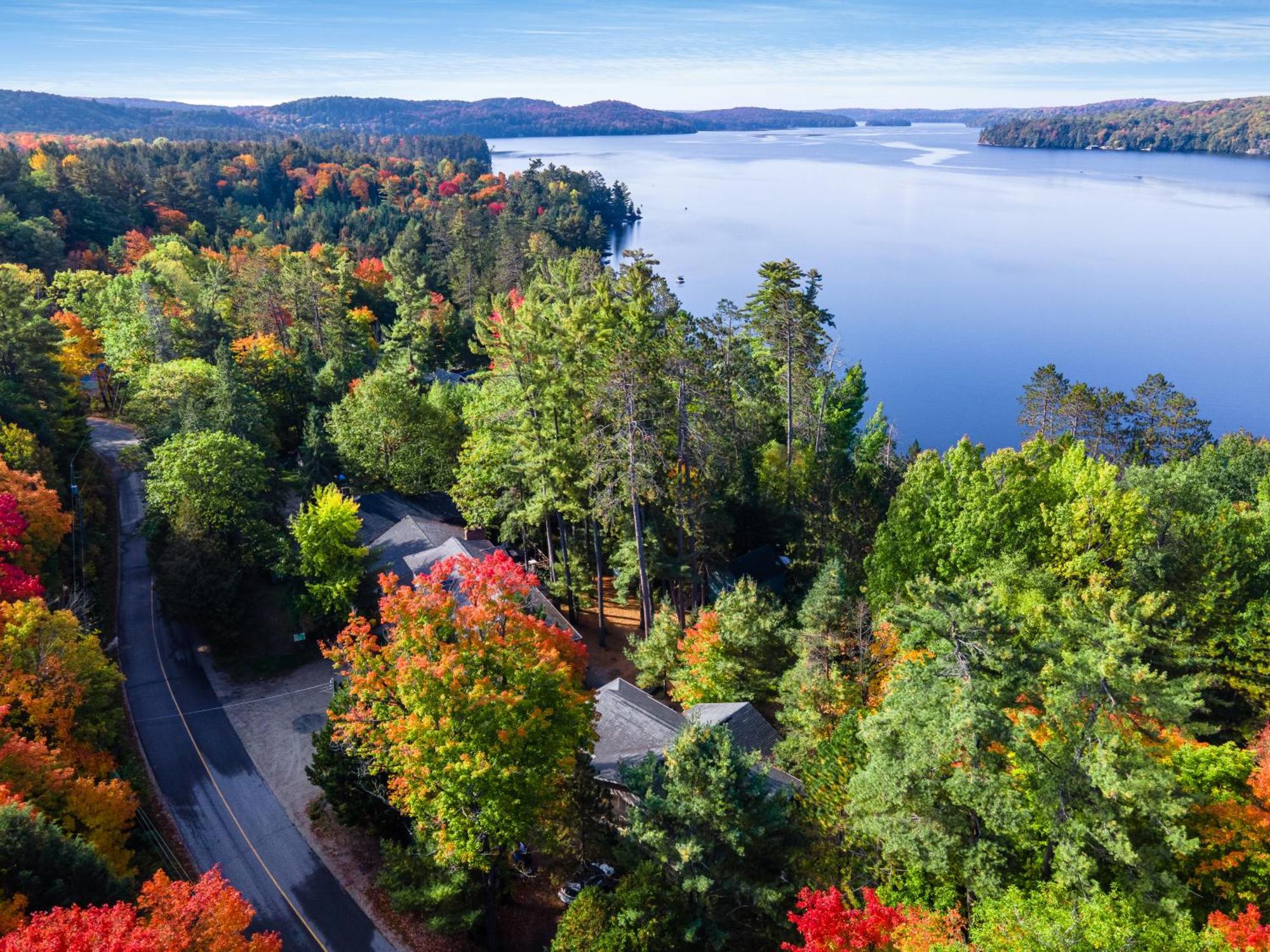 Вілла Muskoka Waterfront Retreat Dwight Екстер'єр фото